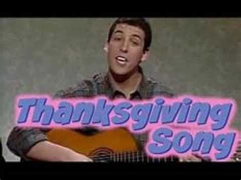 adam sandler thanksgiving song lyrics